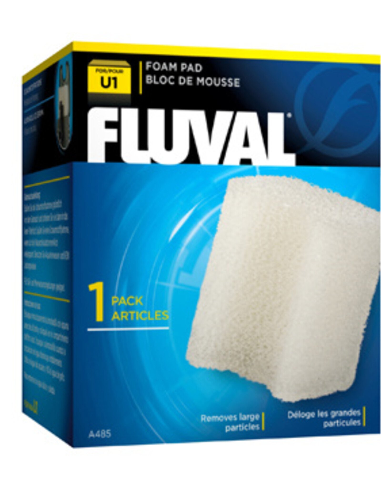 Fluval FLUVAL Underwater Filter Cartridge U1 Foam Pad Single