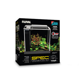 Fluval FLUVAL SPEC Black Glass Aquarium 2.6 gallon