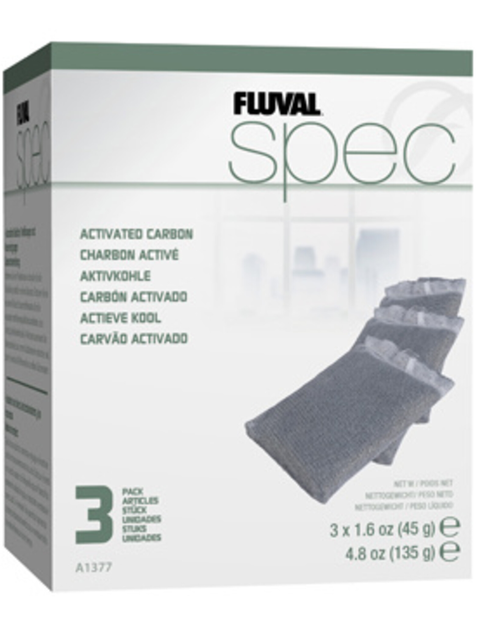 Fluval FLUVAL SPEC/EVO/FLEX Activate Carbon 3 Pack