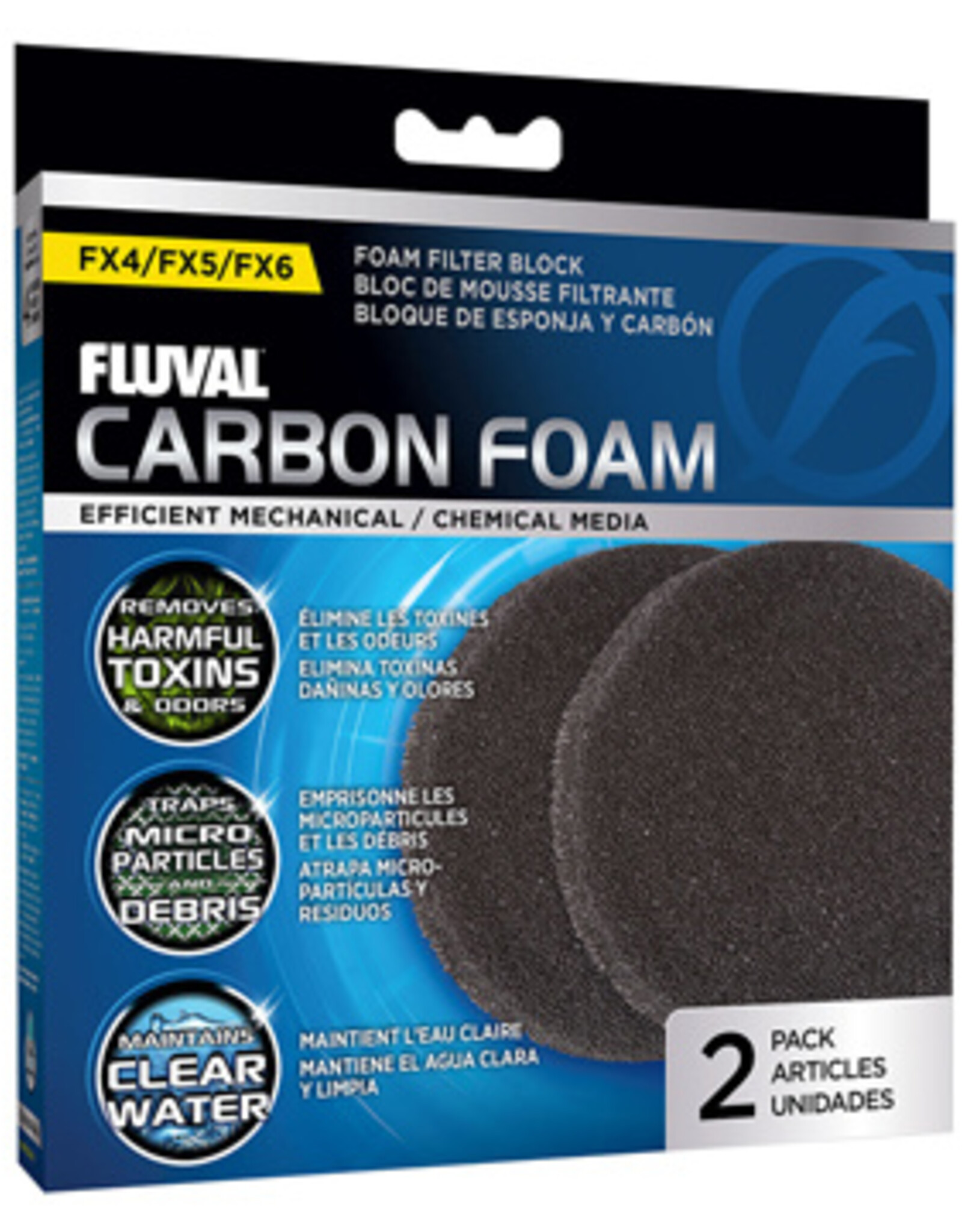 Fluval FLUVAL FX4/FX5/FX6 Carbon Impregnated Foam Pad