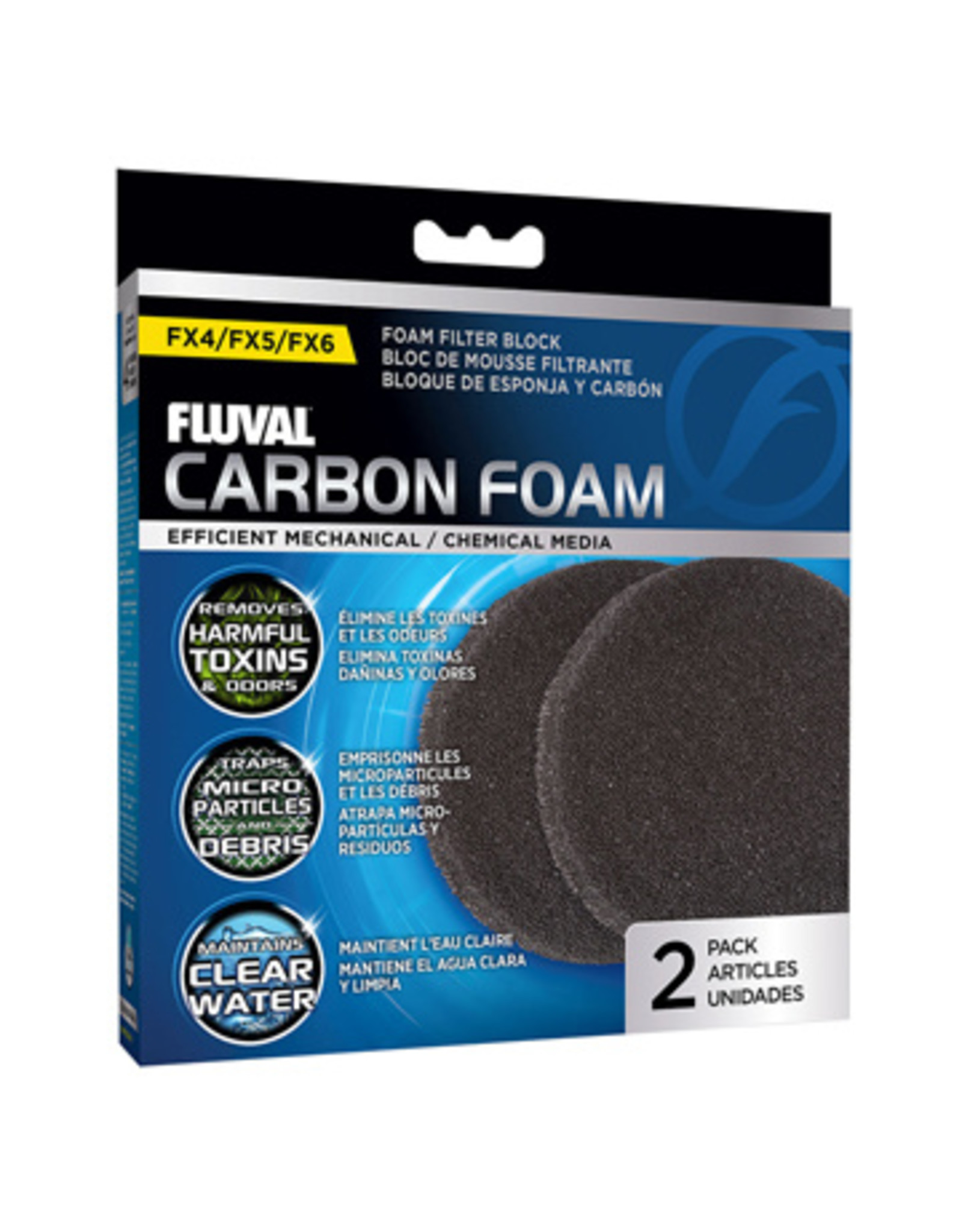 Fluval FLUVAL FX4/FX5/FX6 Carbon Impregnated Foam Pad