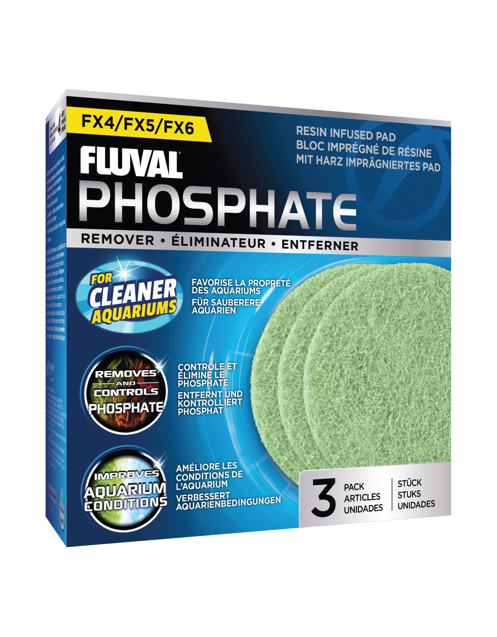 Fluval FLUVAL FX4/5/6 Phosphate Remover Pad 3 Pack