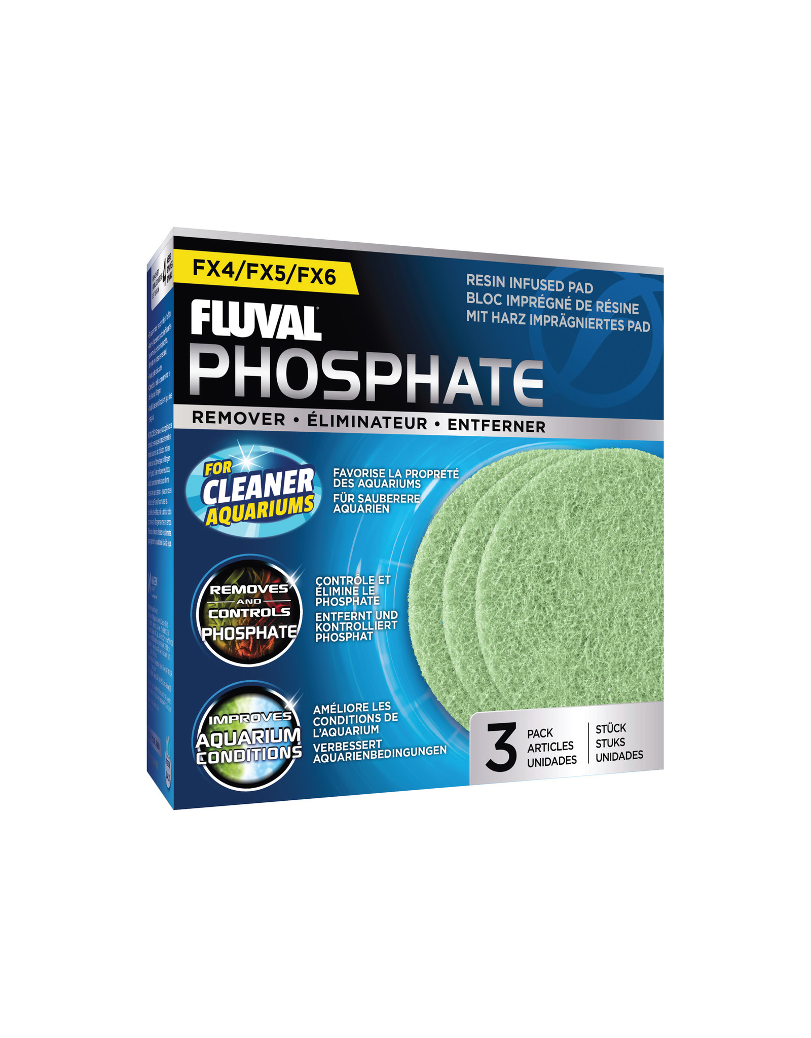 Fluval FLUVAL FX4/5/6 Phosphate Remover Pad 3 Pack