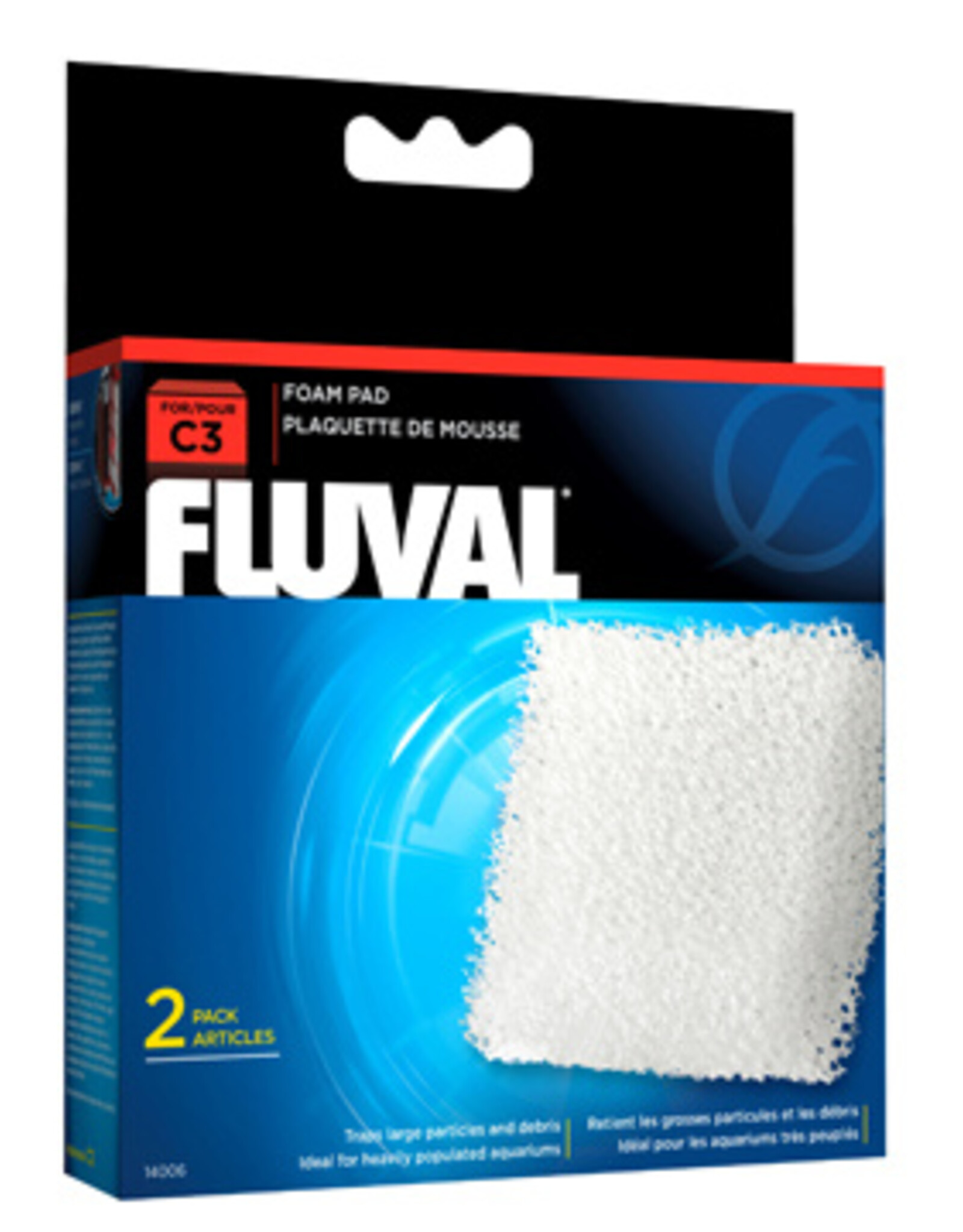 Fluval FLUVAL C Series Foam Pad Replacement 2 Pack