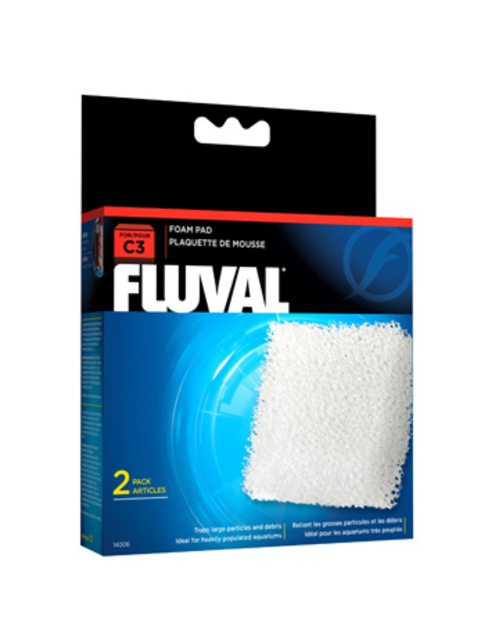 Fluval FLUVAL C Series Foam Pad Replacement 2 Pack