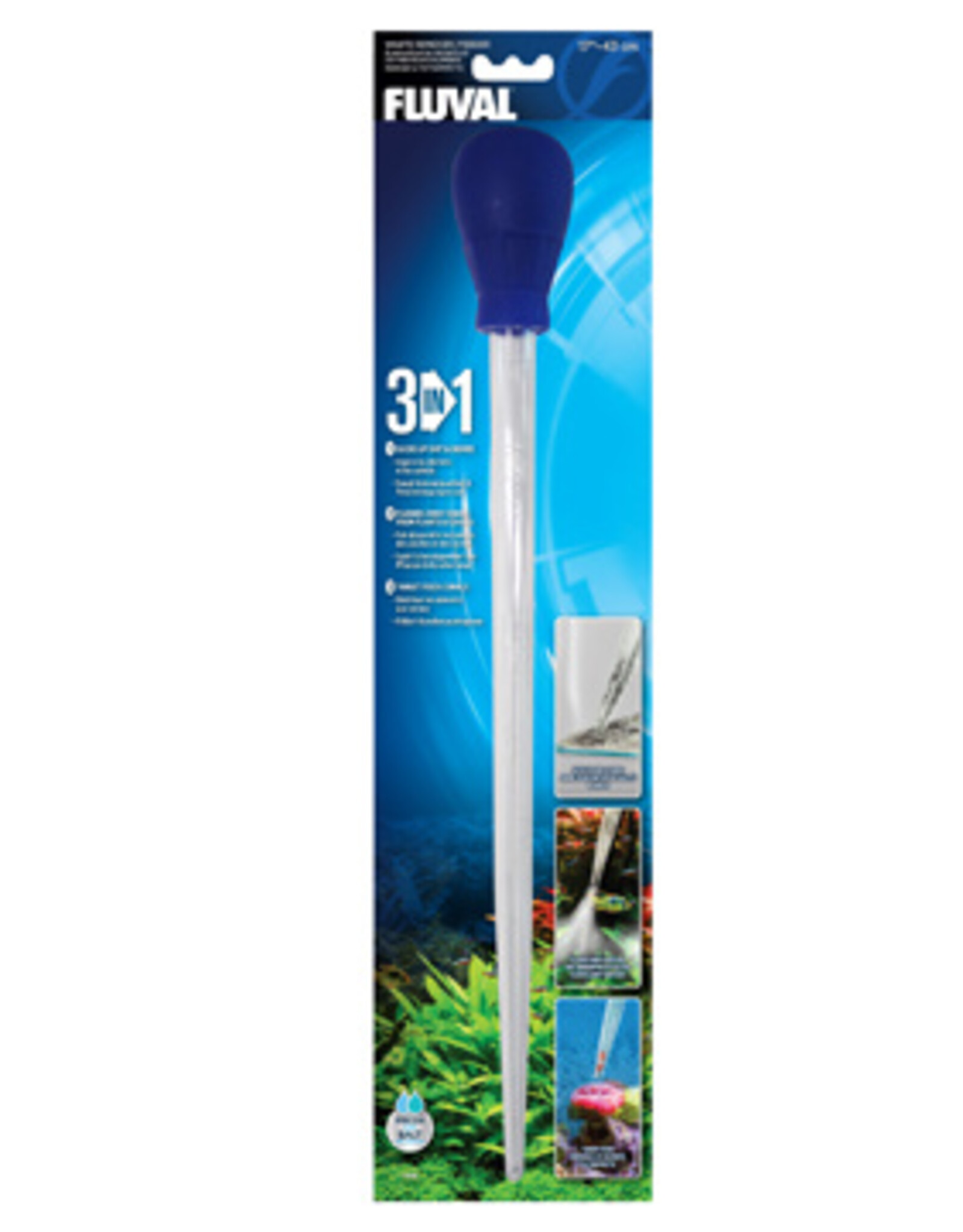 Fluval FLUVAL 3-in-1 Waste Remover/Feeder