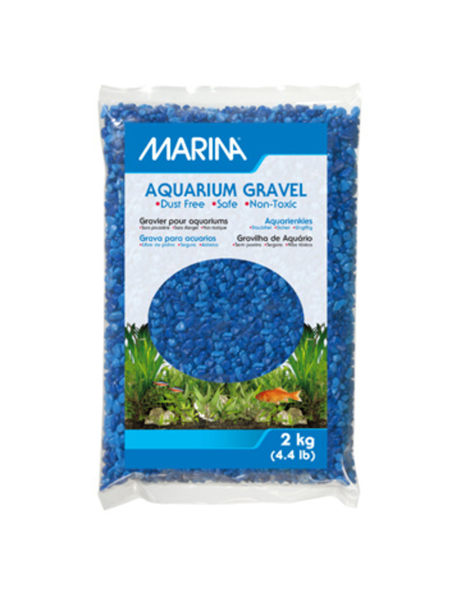 Marina MARINA Aquarium Gravel Blue Tone-On-Tone