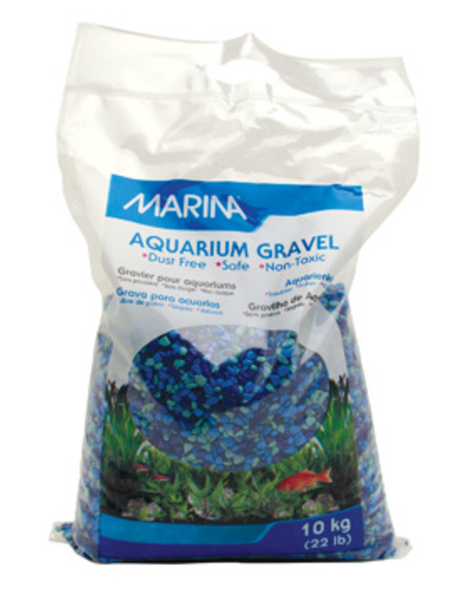 Marina MARINA Aquarium Gravel Tri-Color Blue