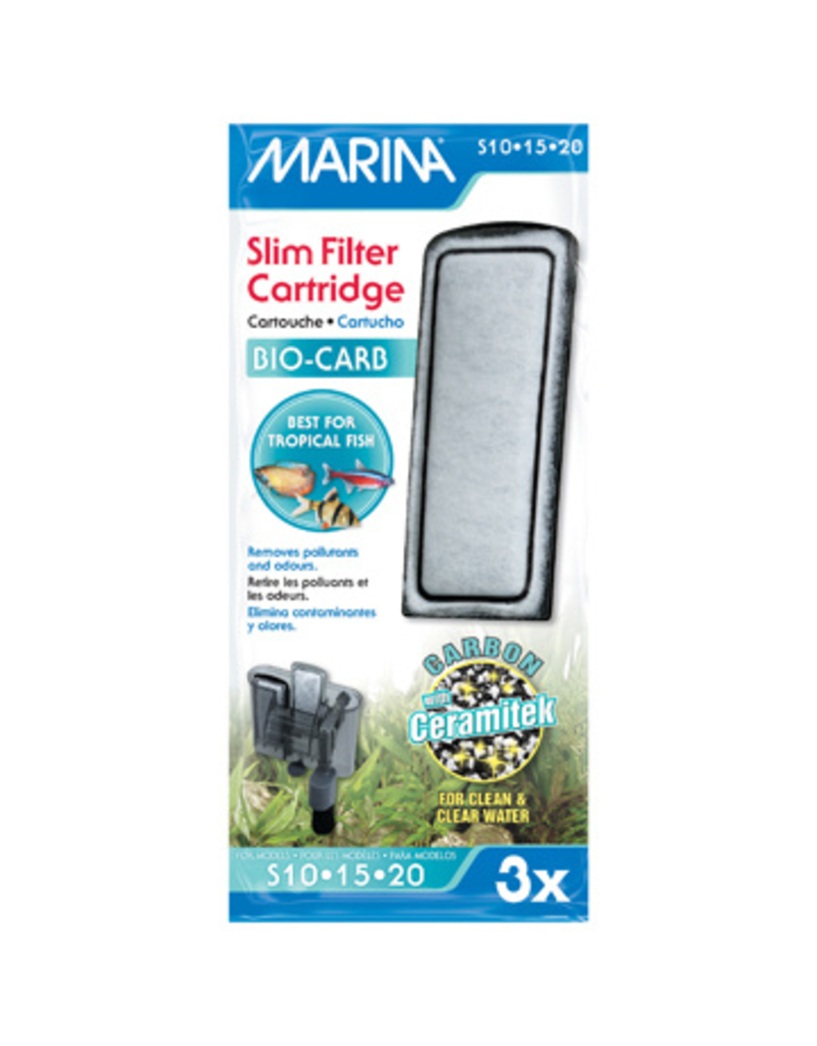 Marina MARINA Slim Filter Carbon, 3pk