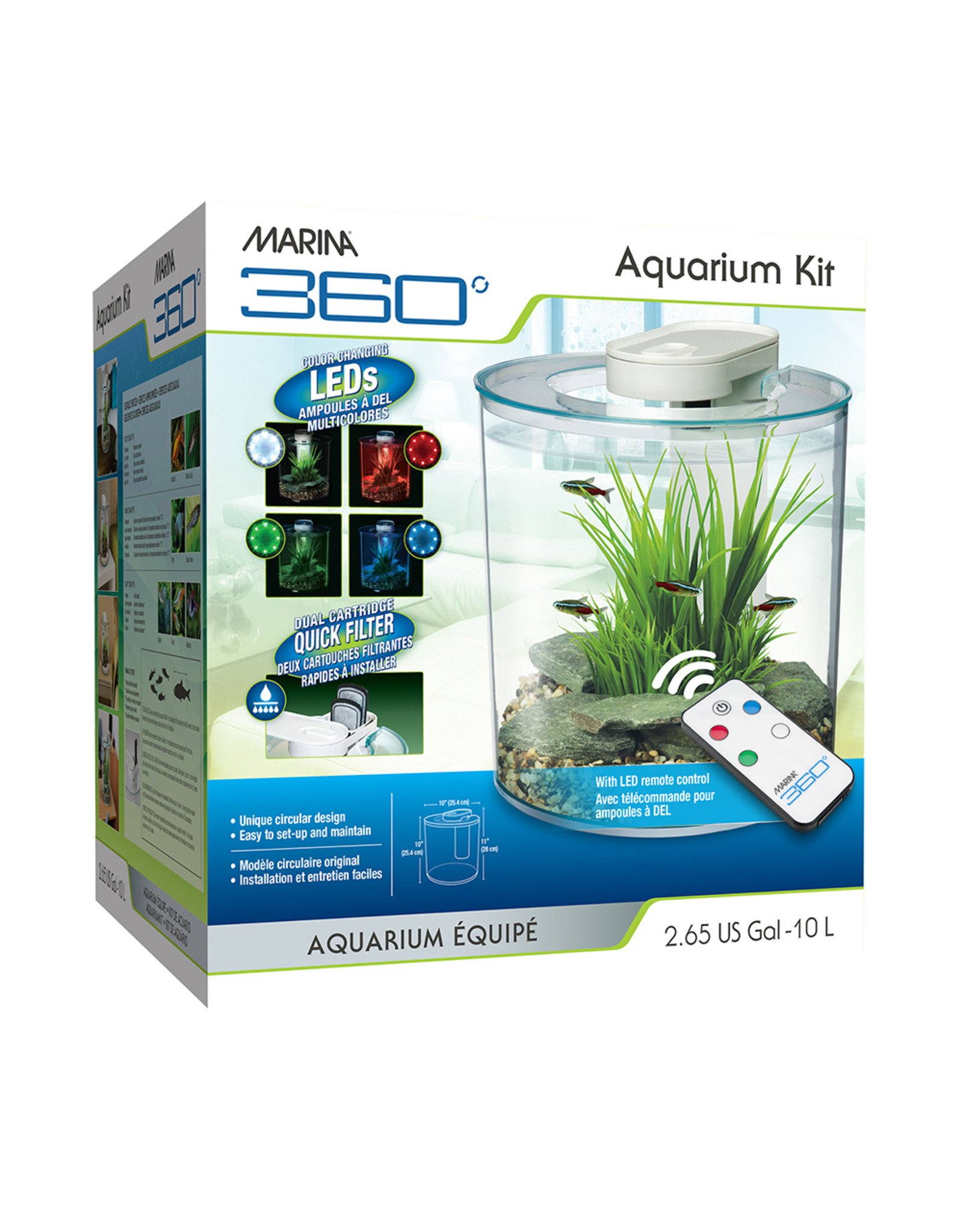 Marina MARINA LED Aquarium Kit 2.65G (360°)