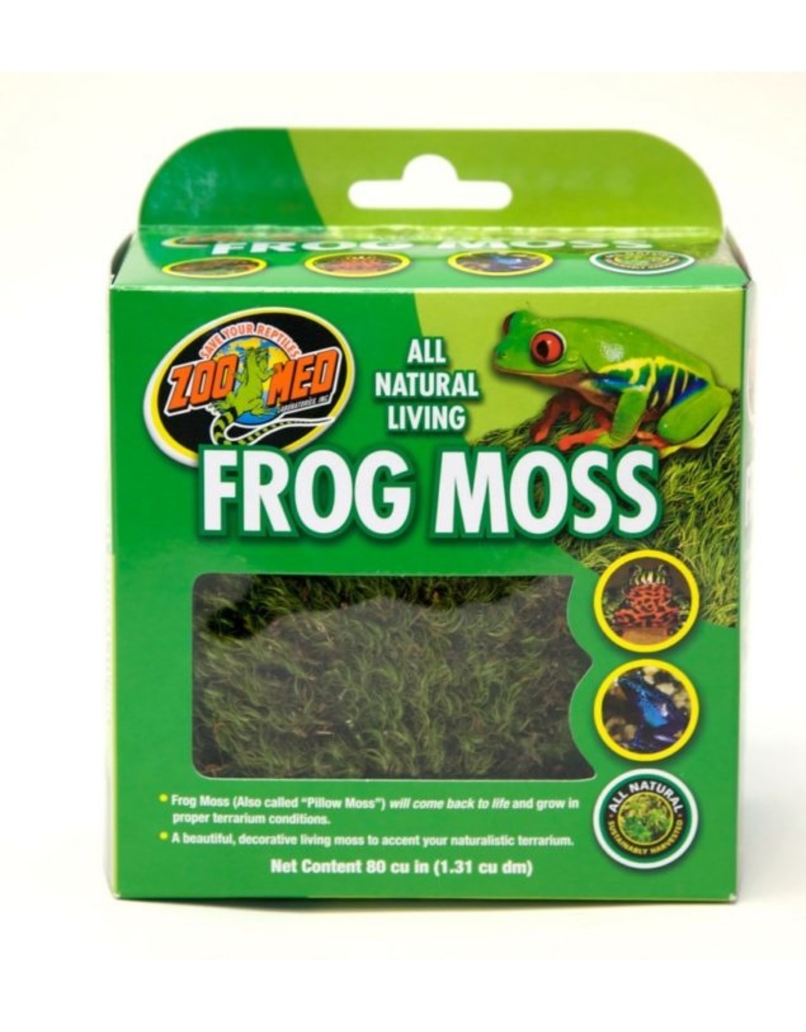 Zoo Med ZOO MED All Natural Frog Moss 80Cu In