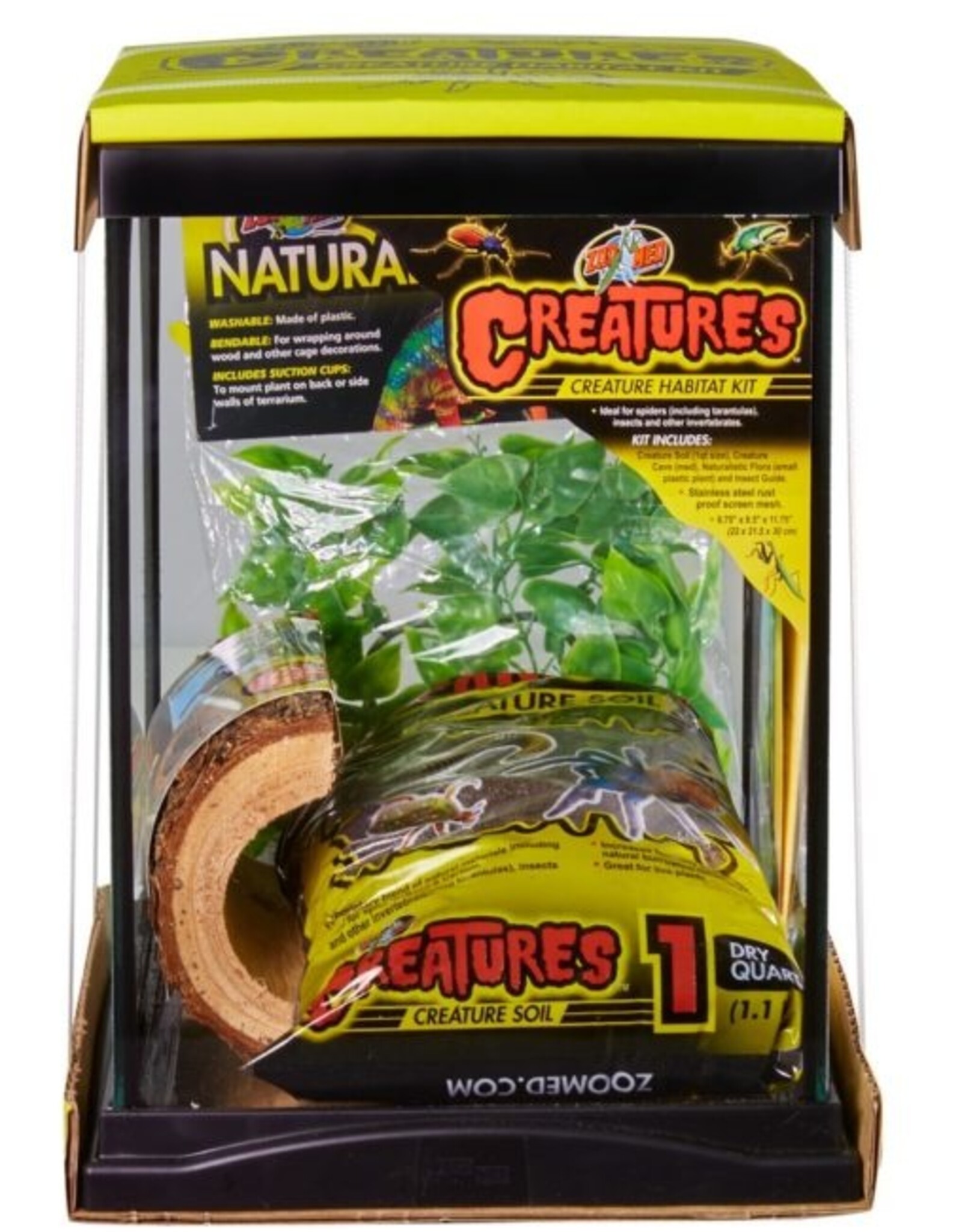 Zoo Med ZOO MED Creatures Habitat Kit 3 gallon 8.5 inch x 8