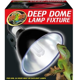 Zoo Med ZOO MED Deep Dome Lamp Fixture To 160 watt Boxed
