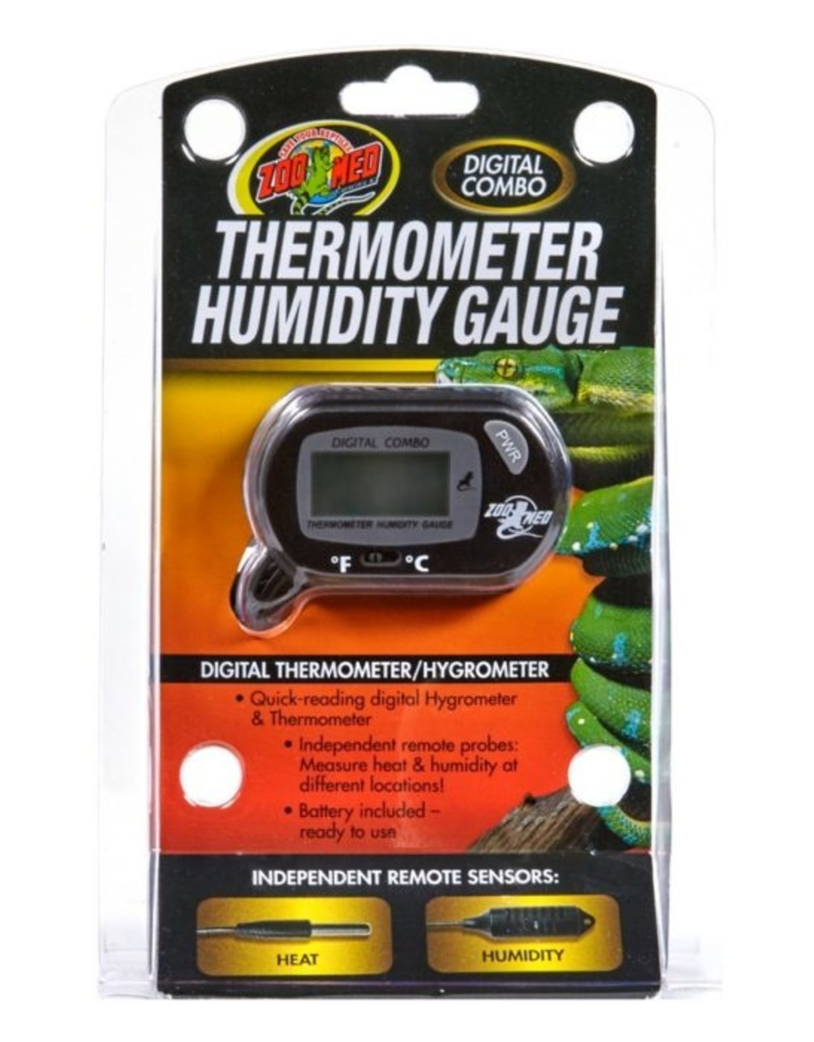 Zoo Med ZOO MED Digital Thermometer/Hygrometer with Temperature and Humidity Guage