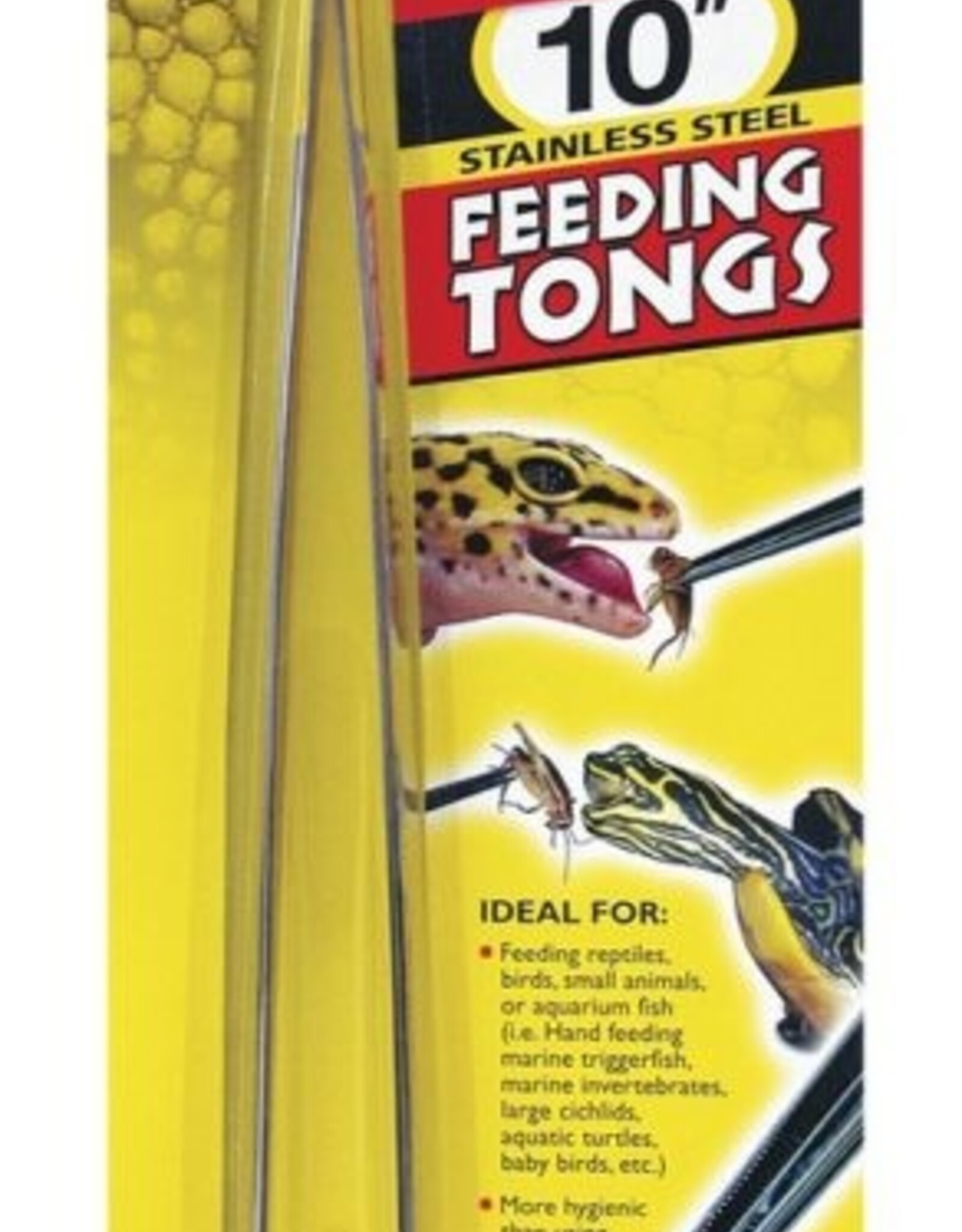 Zoo Med ZOO MED Feeding Tongs 10 inch Stainless