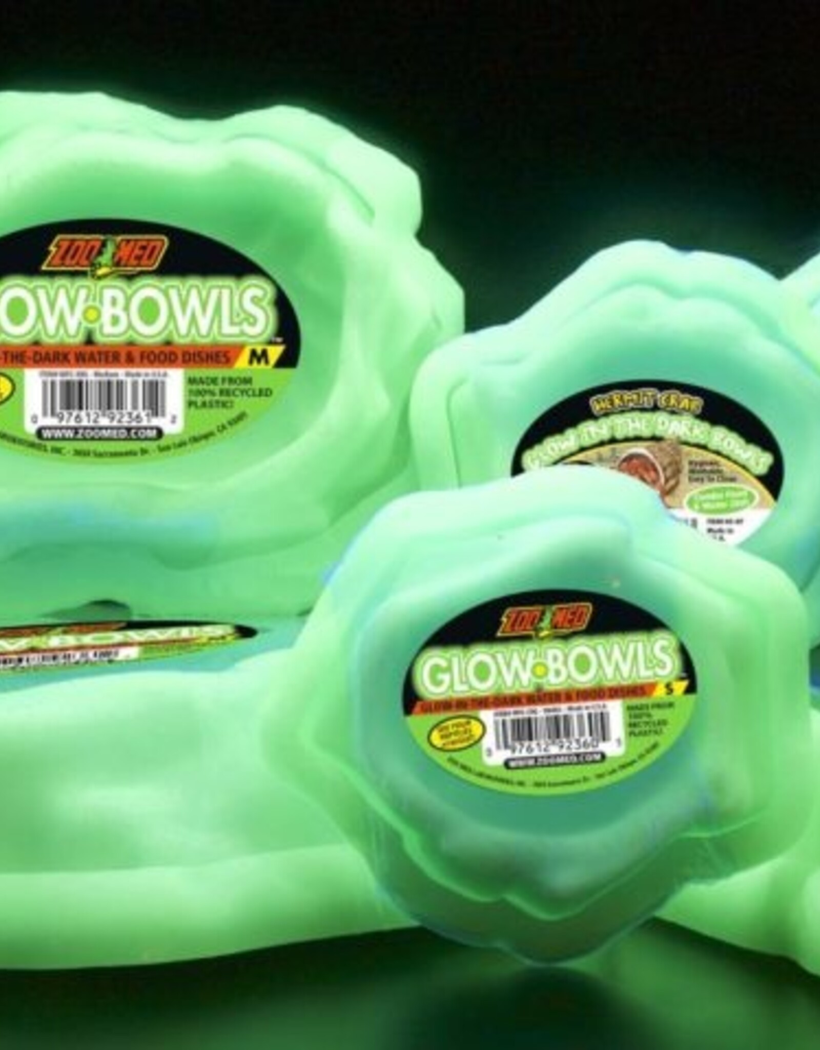 Zoo Med ZOO MED Glow-Bowls Water & Food Dish