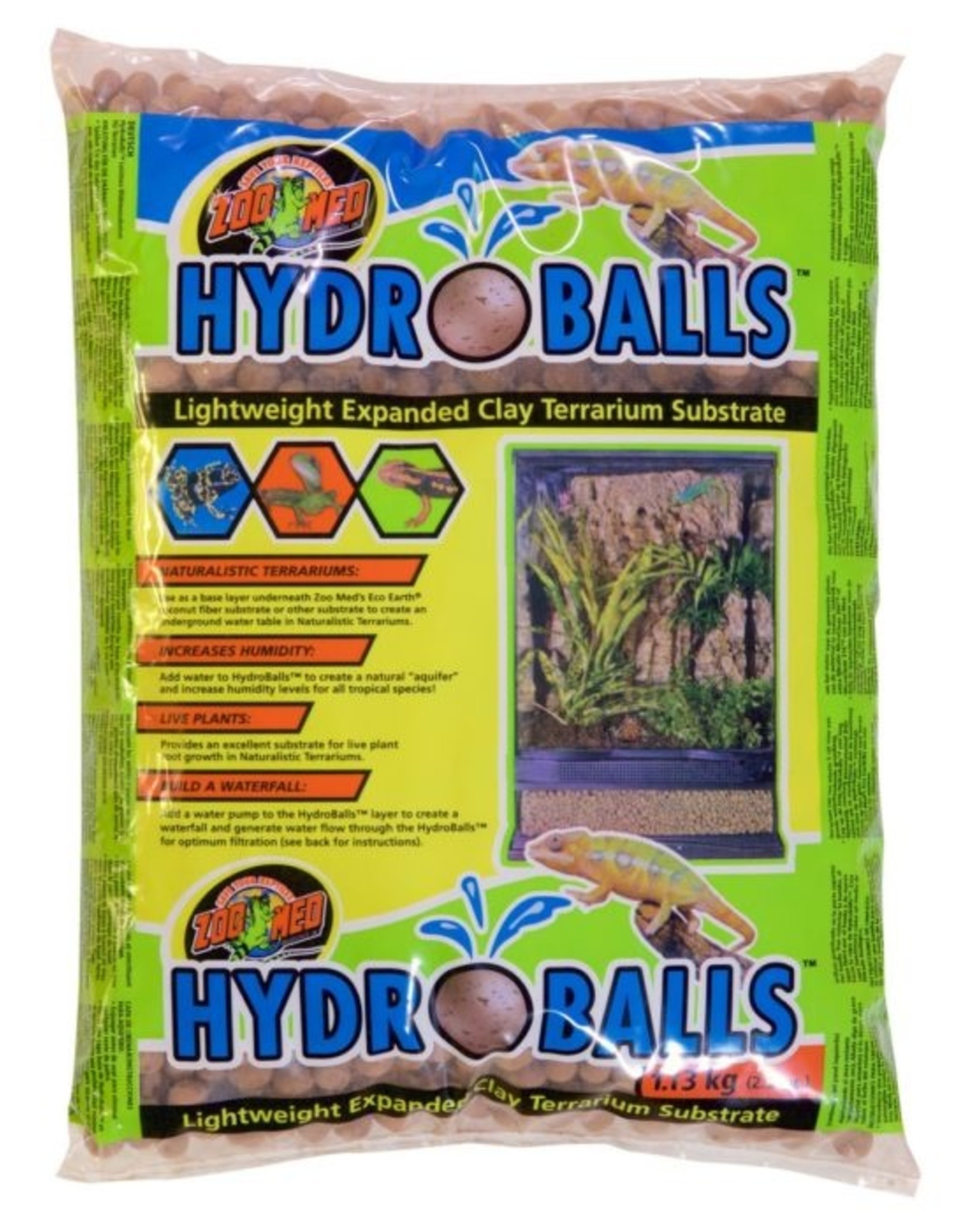 Zoo Med ZOO MED Hydroballs 2.5lb Clay Pellet Substrate