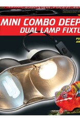 Zoo Med ZOO MED Mini Combo Deep Dome Lamp To 100 watt On Off Switches