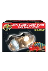 Zoo Med ZOO MED Mini Combo Deep Dome Lamp To 100 watt On Off Switches