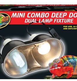 Zoo Med ZOO MED Mini Combo Deep Dome Lamp To 100 watt On Off Switches