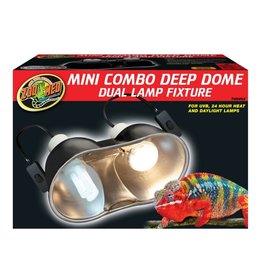 Zoo Med ZOO MED Mini Combo Deep Dome Lamp To 100 watt On Off Switches