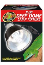 Zoo Med ZOO MED Mini Deep Dome Fixture with Switch Up to 100 watt