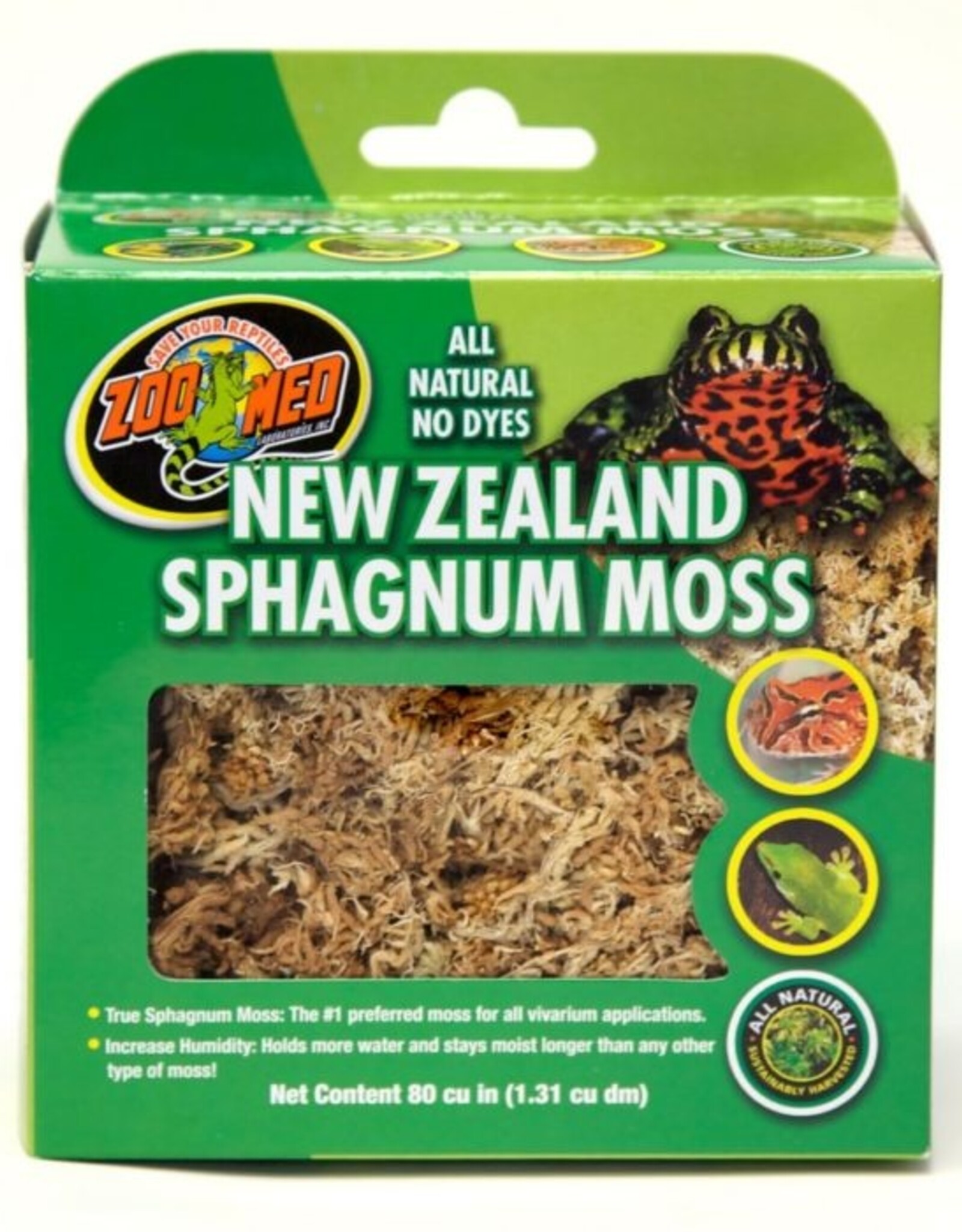 Zoo Med ZOO MED New Zealand Sphagnum Moss 80Cu In
