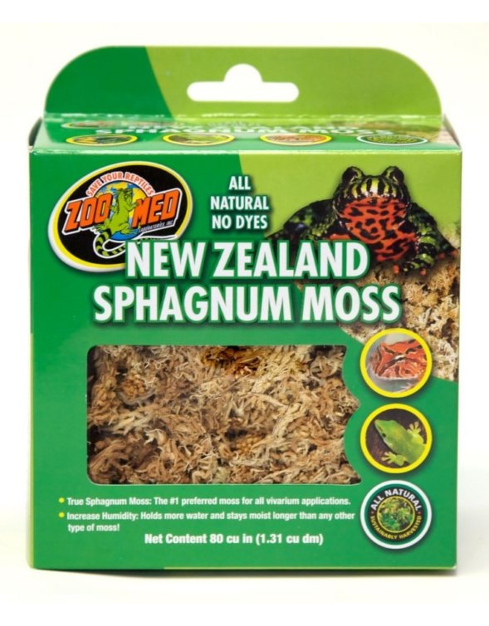 Zoo Med ZOO MED New Zealand Sphagnum Moss 80Cu In