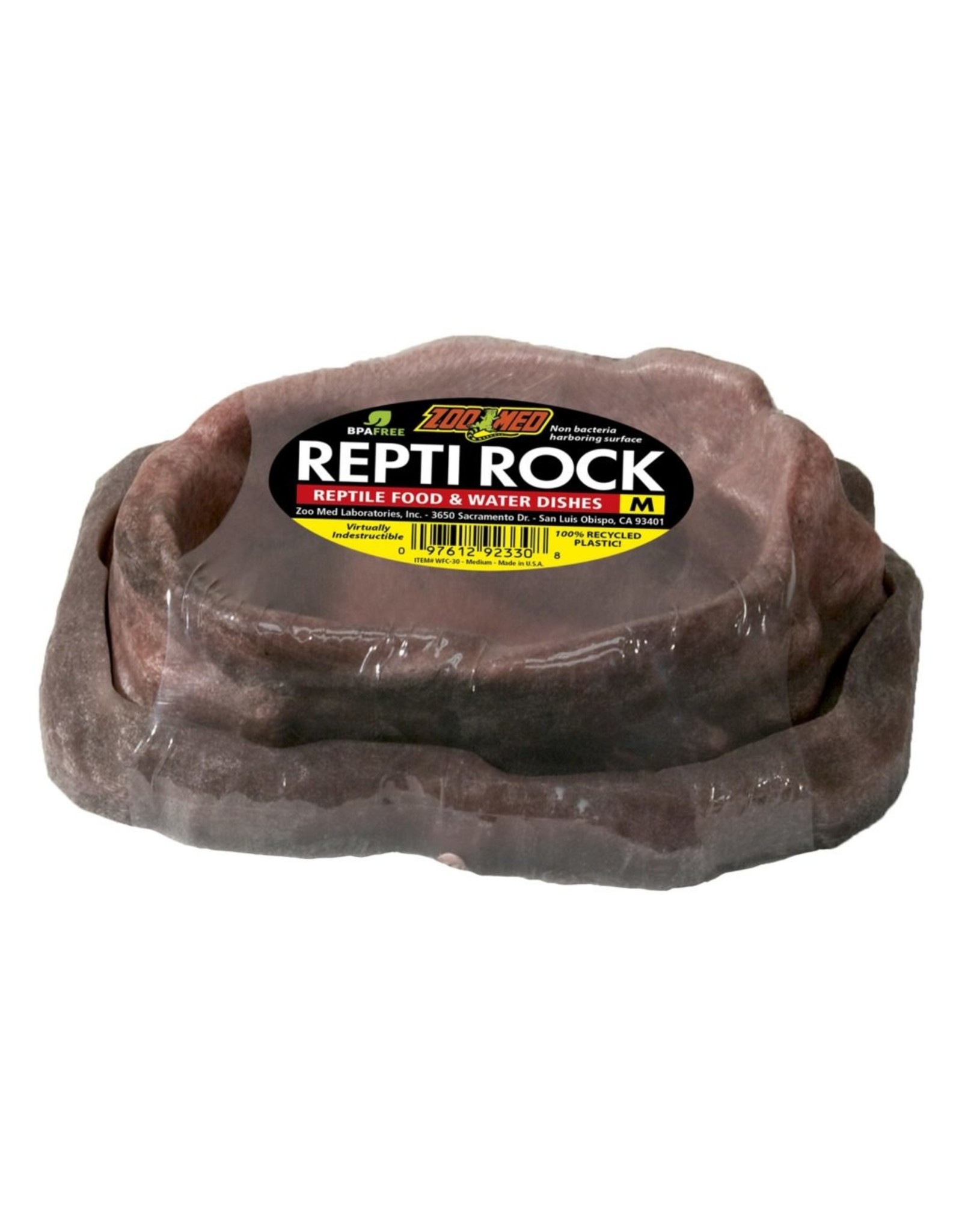 ZOO MED Repti Rock Water & Food Dish Combo Roger's Aquatics & Pet