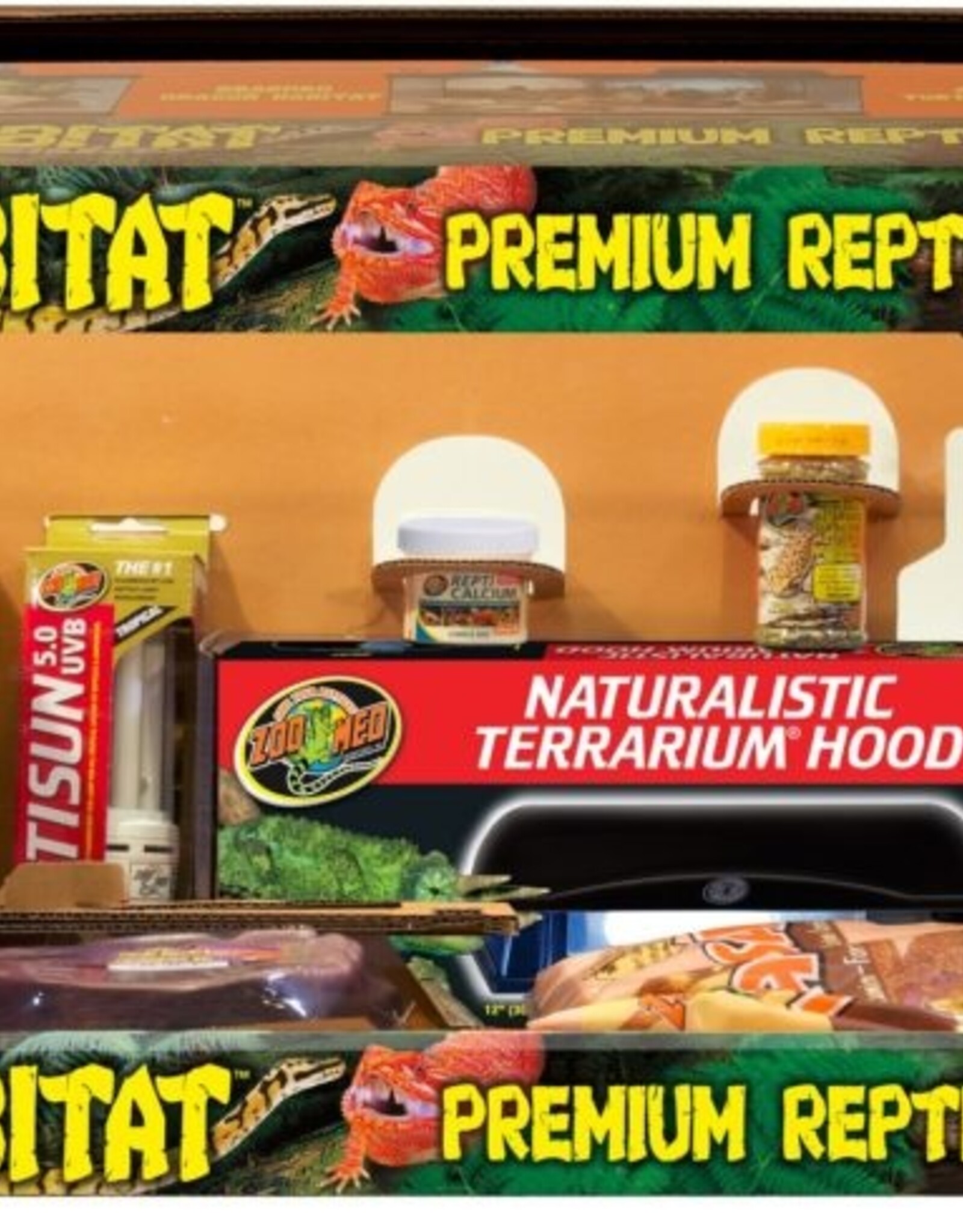 Zoo Med ZOO MED Reptihabitat Terrarium Bearded Dragon Kit