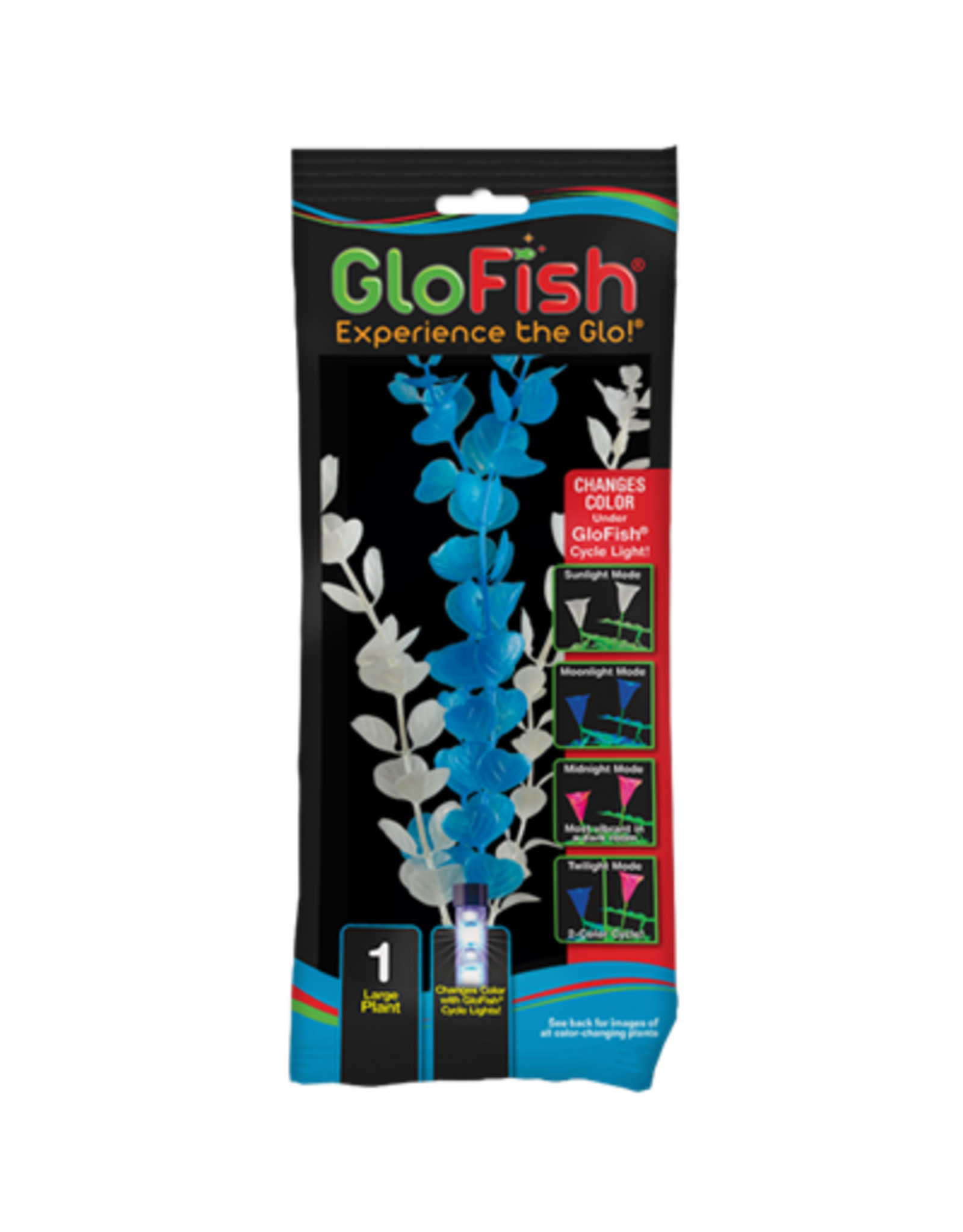 Tetra TETRA GloFish Color-Changing Plant Blue Large