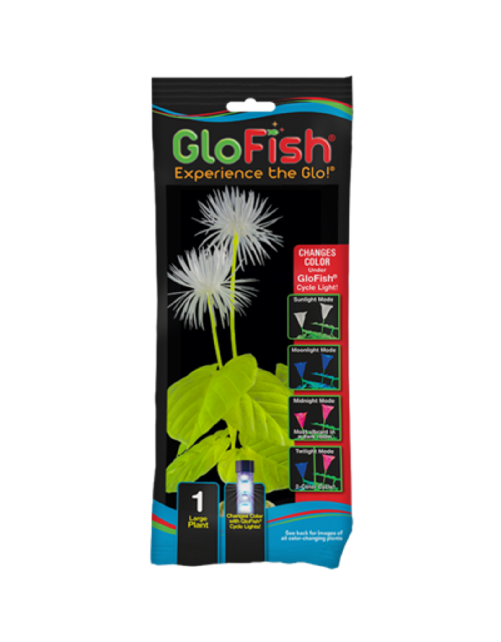 Tetra TETRA GloFish Color-Changing Plant Yellow Large