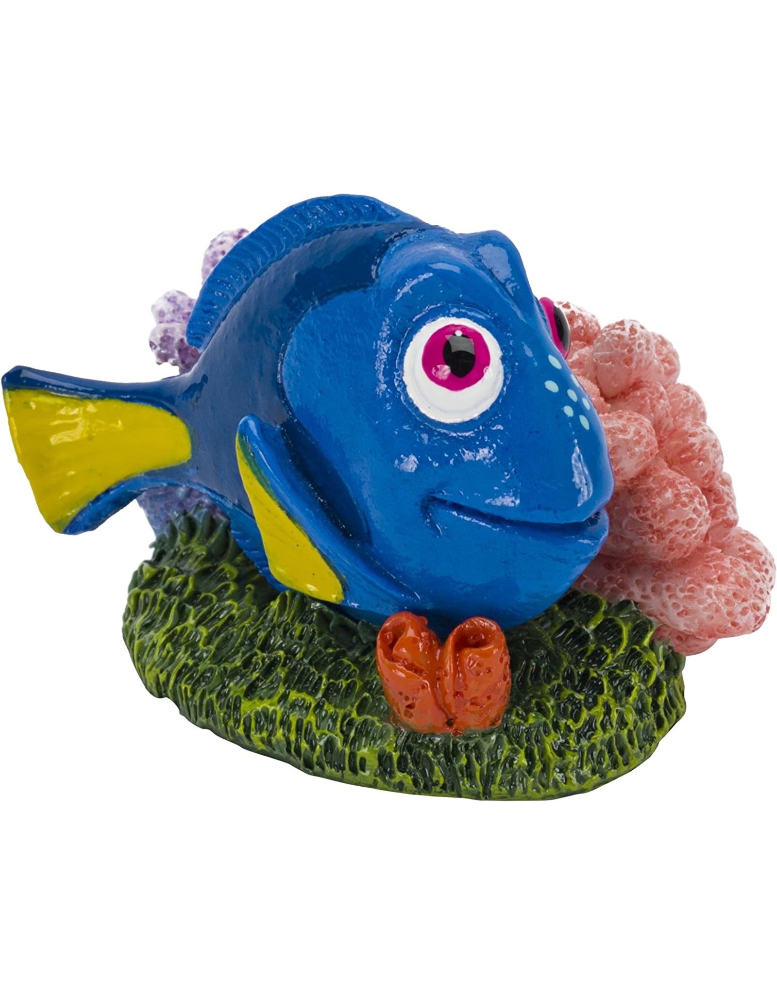 Penn Plax PENN PLAX Finding Nemo Dory with Coral Mini Resin Ornament Licensed