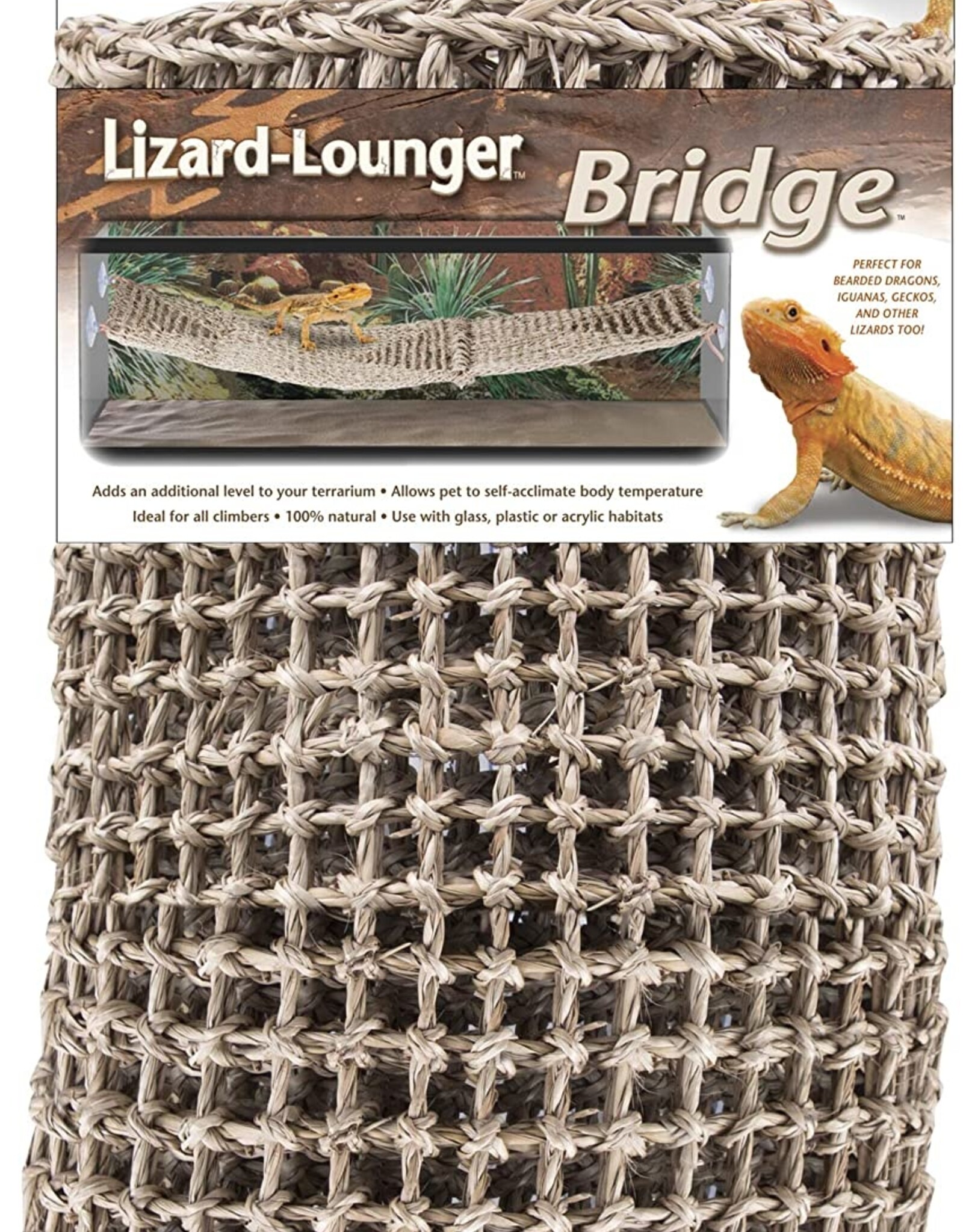 Penn Plax PENN PLAX Natural Lizard Lounger Bridge