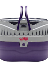 Living World LIVING WORLD Carrier, Small, Purple/Grey