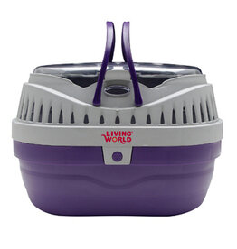 Living World LIVING WORLD Carrier, Small, Purple/Grey