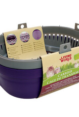 Living World LIVING WORLD Carrier, Small, Purple/Grey