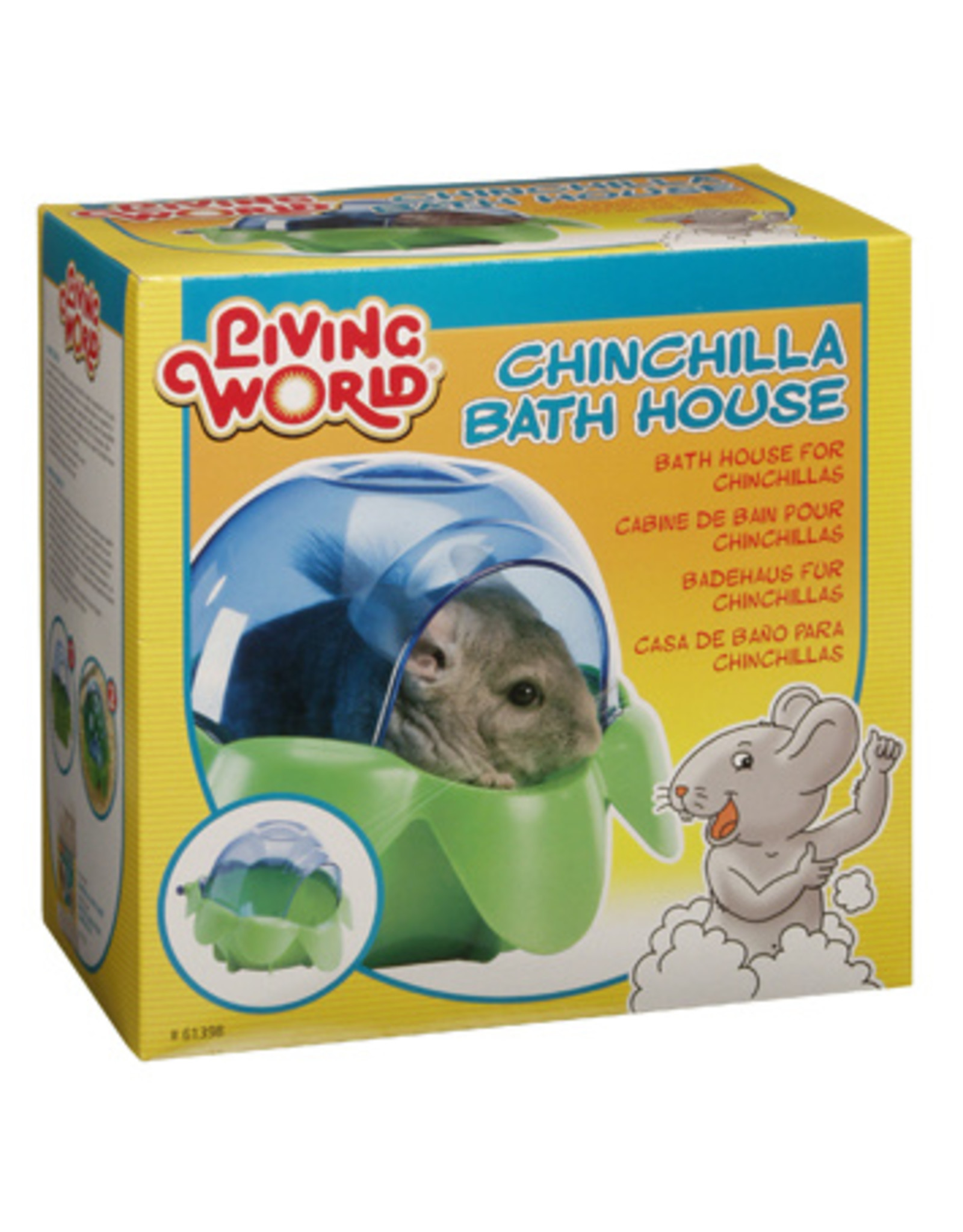 LIVING WORLD Chinchilla Bath House - Roger's Aquatics & Pet Supplies