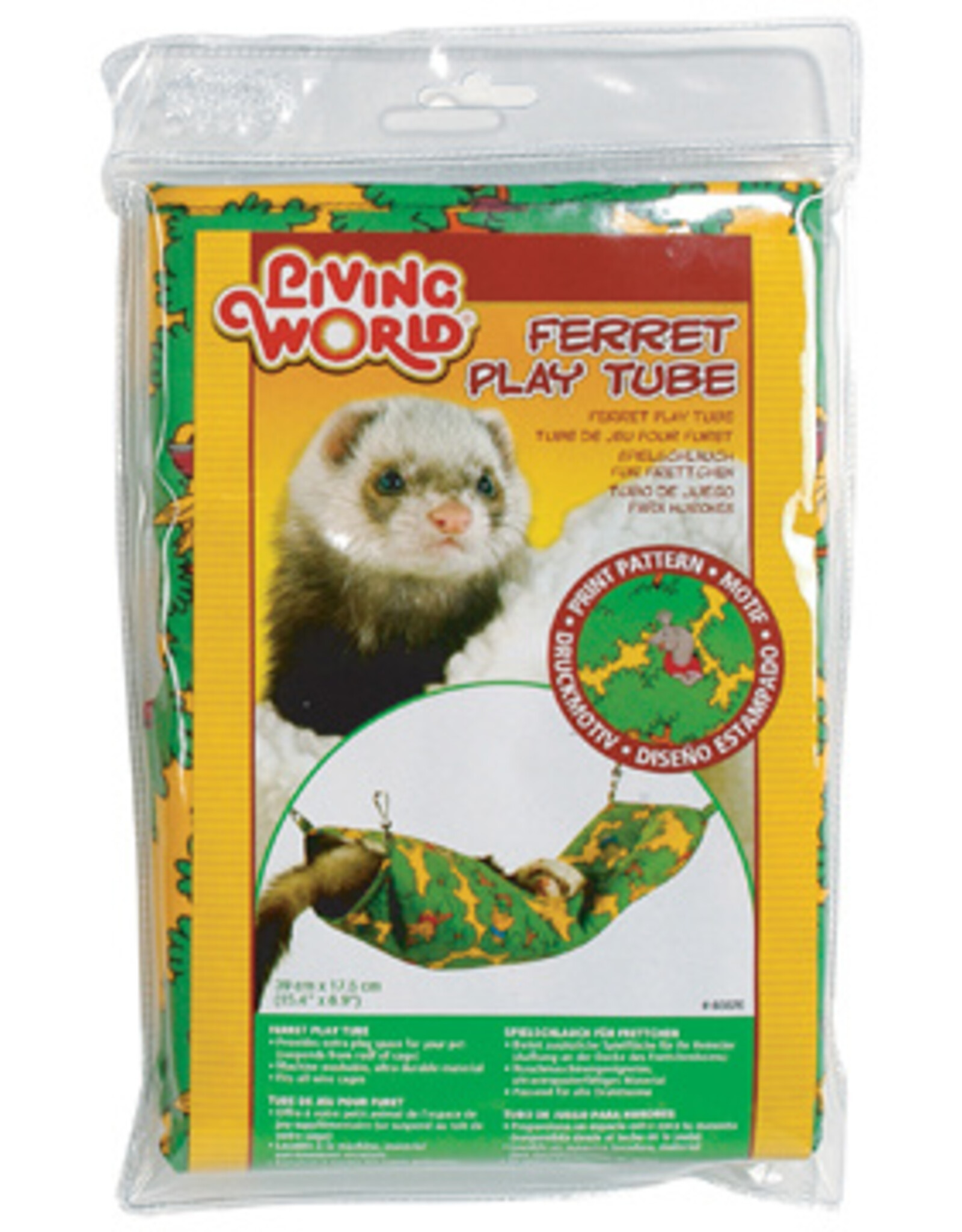 Living World LIVING WORLD Ferret Play Tunnel, Green