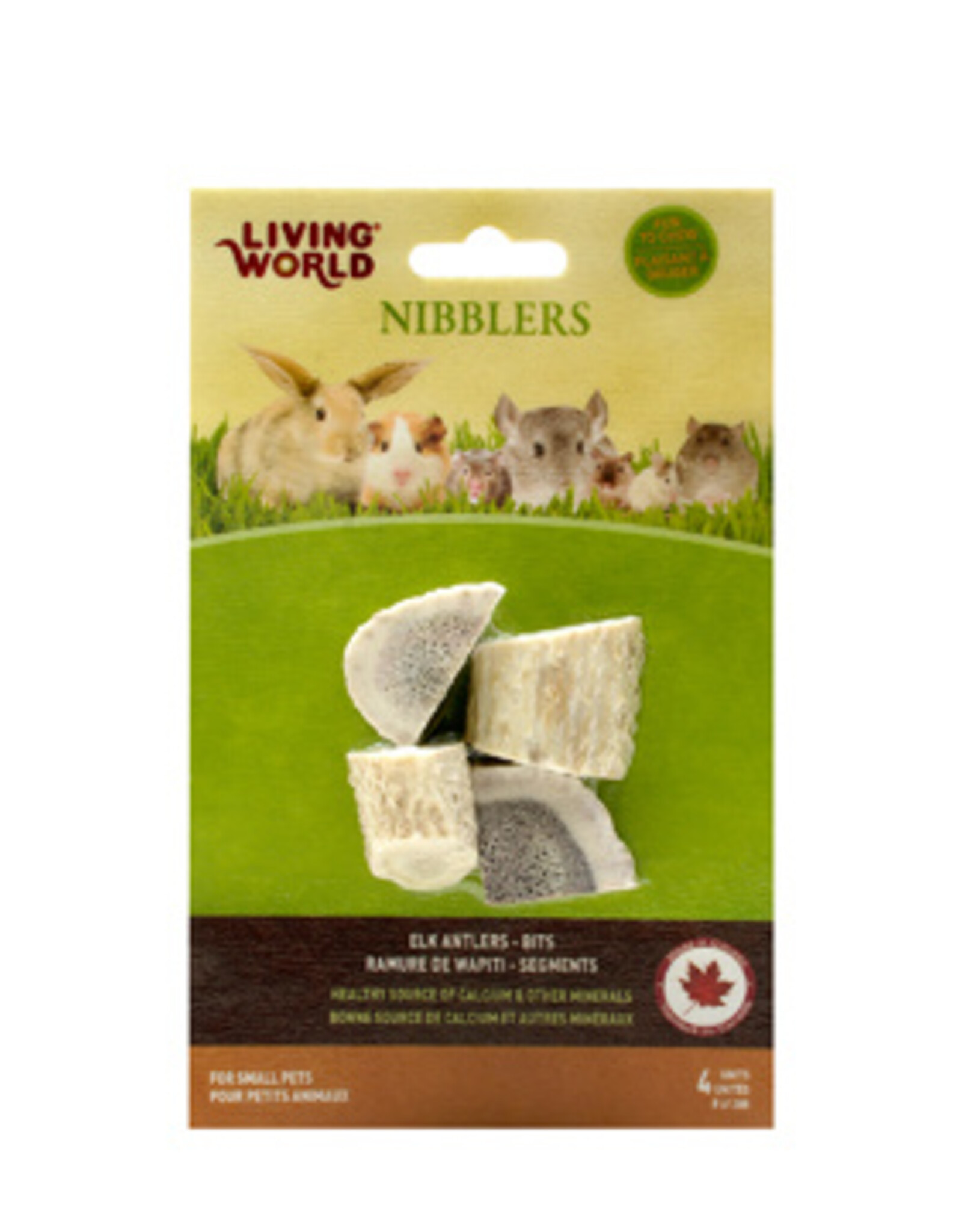 Living World LIVING WORLD Nibblers Chews Elk Antler Bits