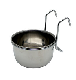 Living World LIVING WORLD Stainless Steel Dish w/ Hooks