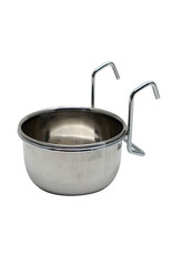 Living World LIVING WORLD Stainless Steel Dish w/ Hooks