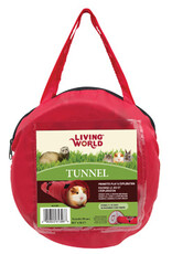 Living World LIVING WORLD Tunnel, Medium, Red/Grey