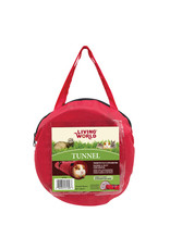 Living World LIVING WORLD Tunnel, Medium, Red/Grey