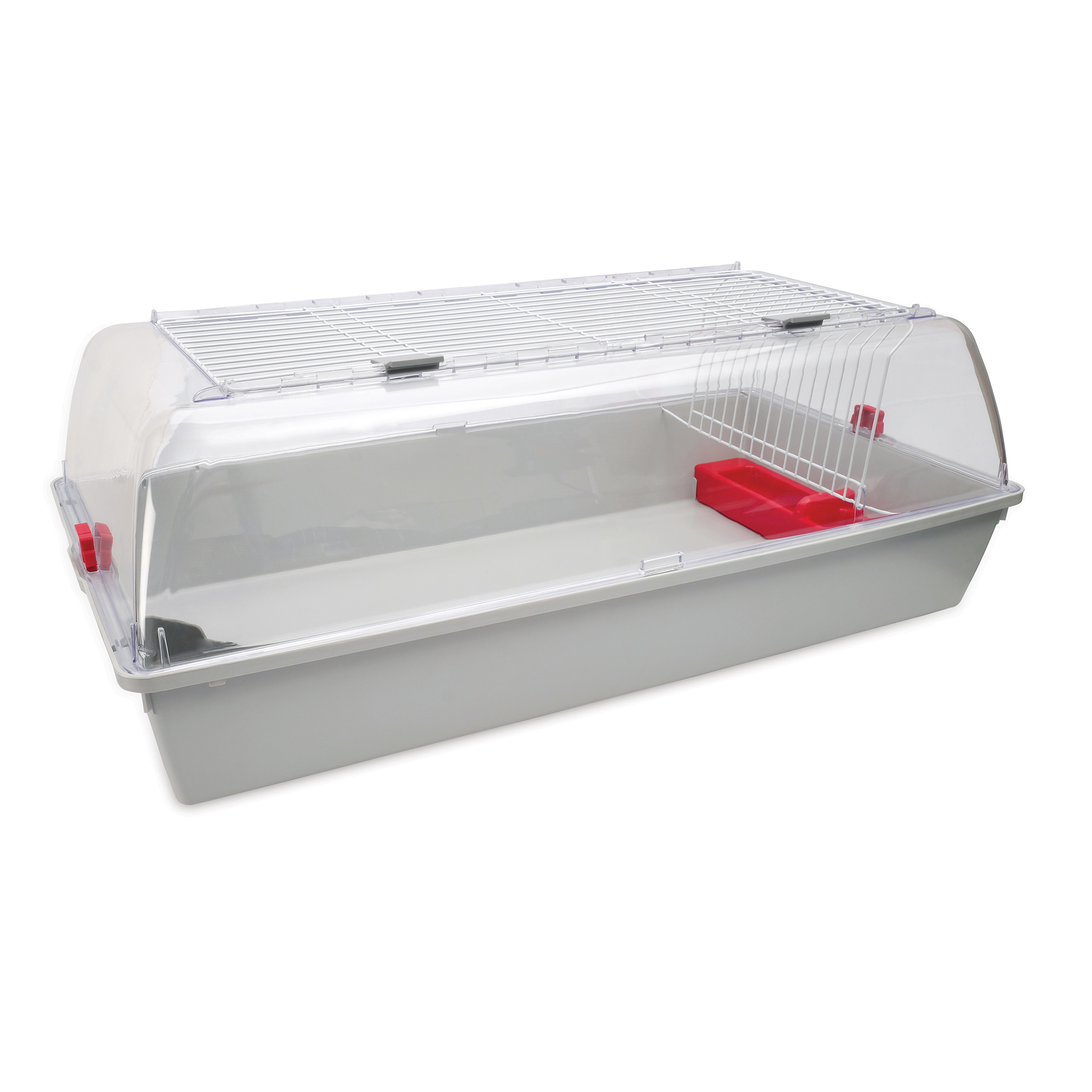 LIVING WORLD Zoo Zone Small Animal Habitat Gray Roger's Aquatics