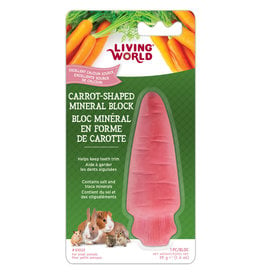 Living World LIVING WORLD Small Animal Mineral Block Carrot