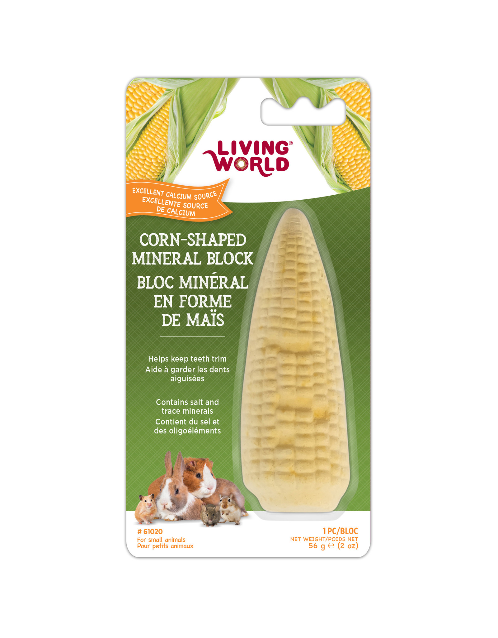 Living World LIVING WORLD Small Animal Mineral Block Corn