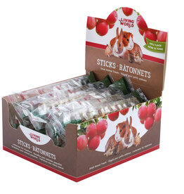 Living World LIVING WORLD Small Animal Sticks Apple 45g