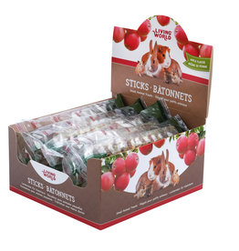 Living World LIVING WORLD Small Animal Sticks Apple 45g