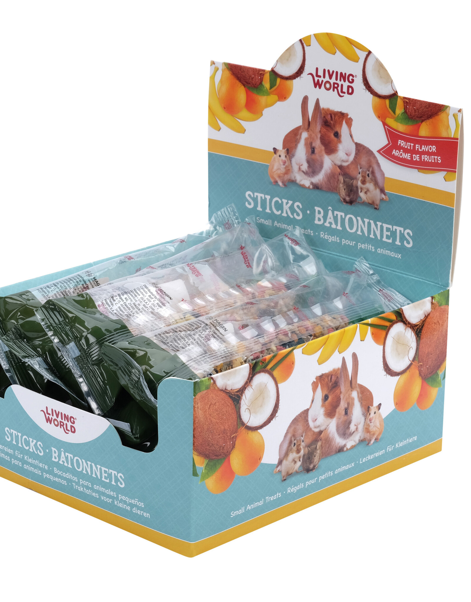 Living World LIVING WORLD Small Animal Sticks Fruit 45g